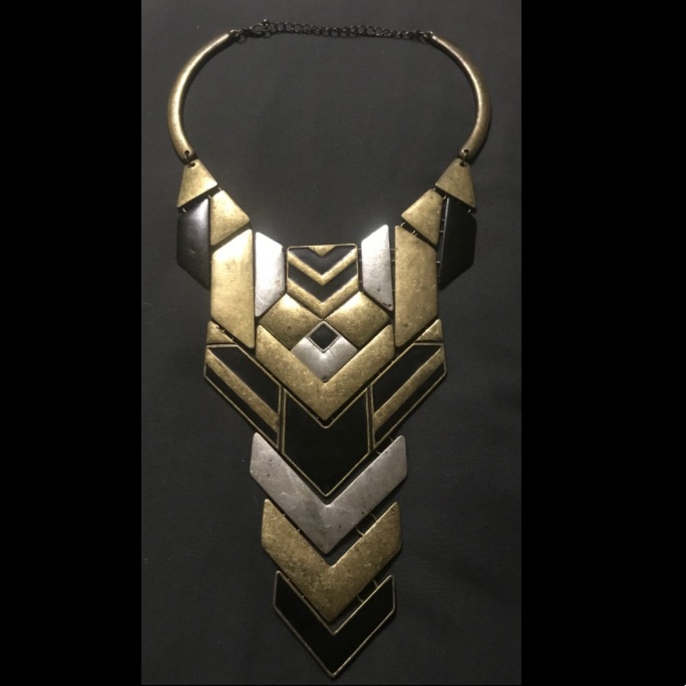 Art Deco style statement necklace